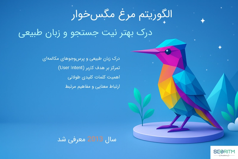 درک زبان طبیعی با الگوریتم مرغ مگس‌خوار