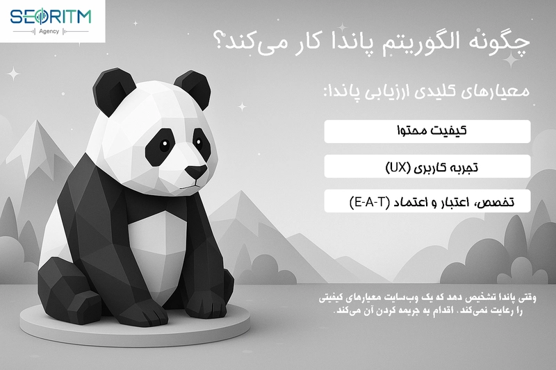 معیارهای ارزیابی الگوریتم پاندا در سئو