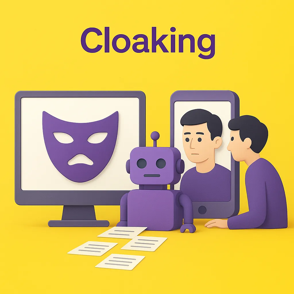 تکنیک سئو کلاه سیاه Cloaking