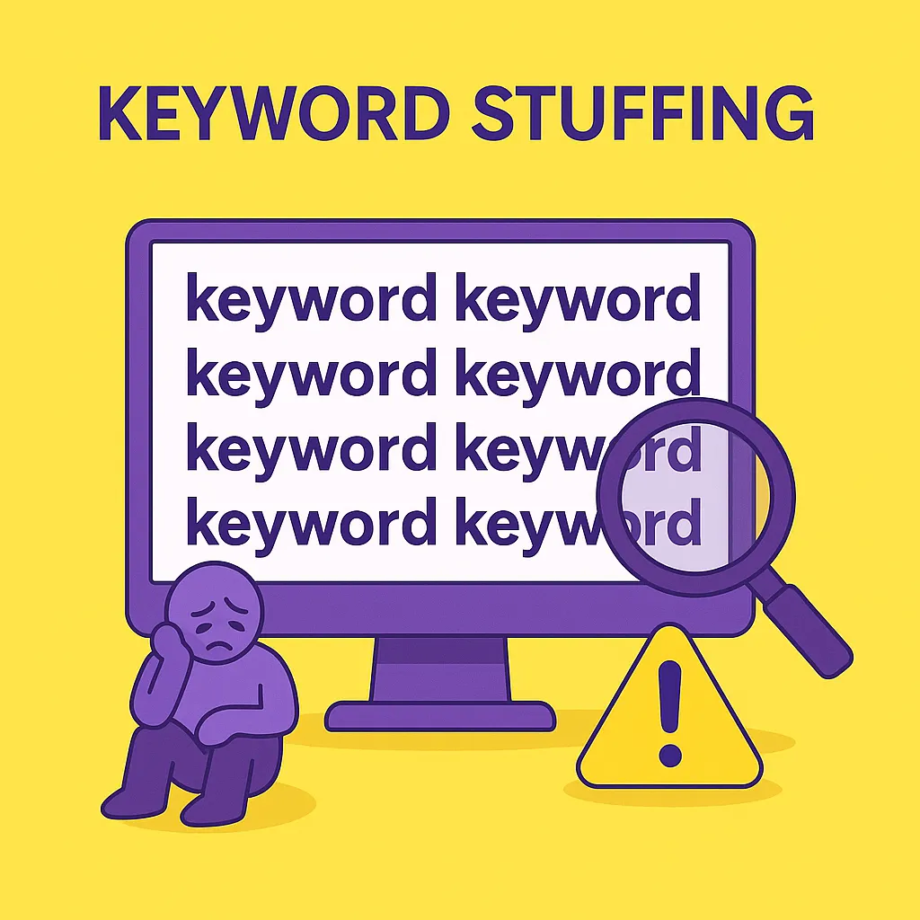 تکنیک سئو کلاه سیاه Keyword Stuffing