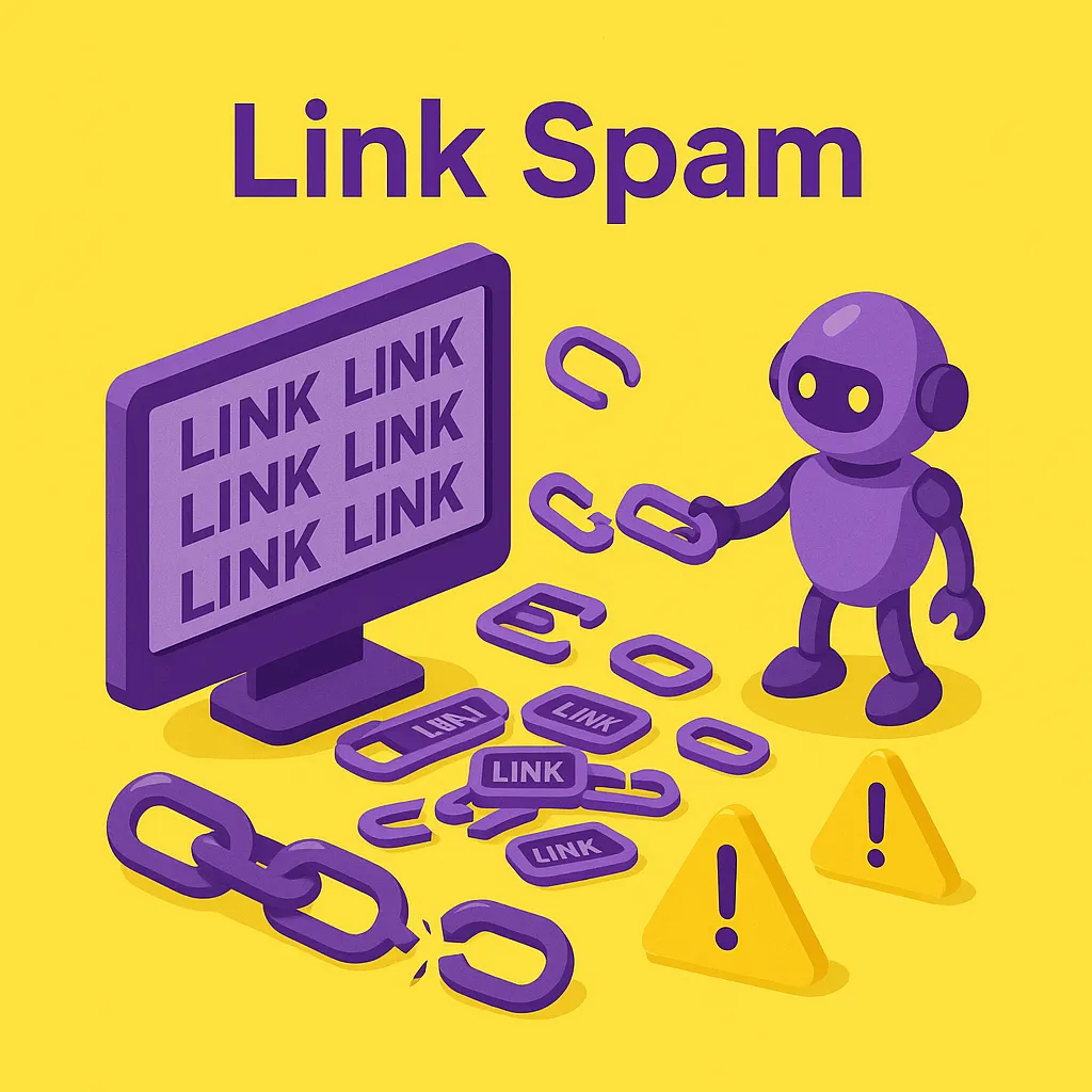 تکنیک سئو کلاه سیاه Link Spam