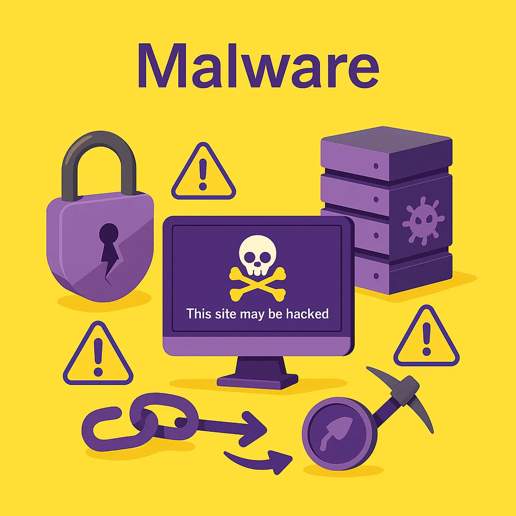 تکنیک سئو کلاه سیاه Malware
