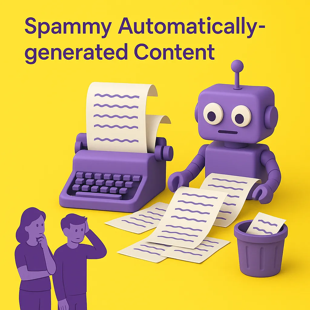 تکنیک سئو کلاه سیاه Spammy Automatically-generated Content