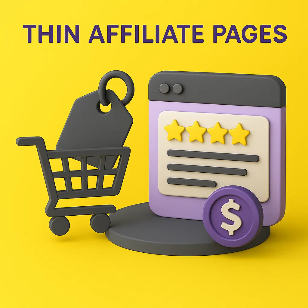 تکنیک سئو کلاه سیاه Thin Affiliate Pages