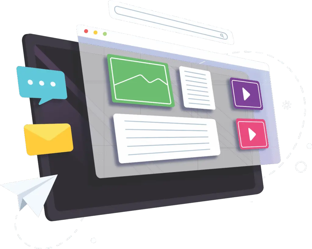 مزایای طراحی وب‌سایت در ارائه محتوا